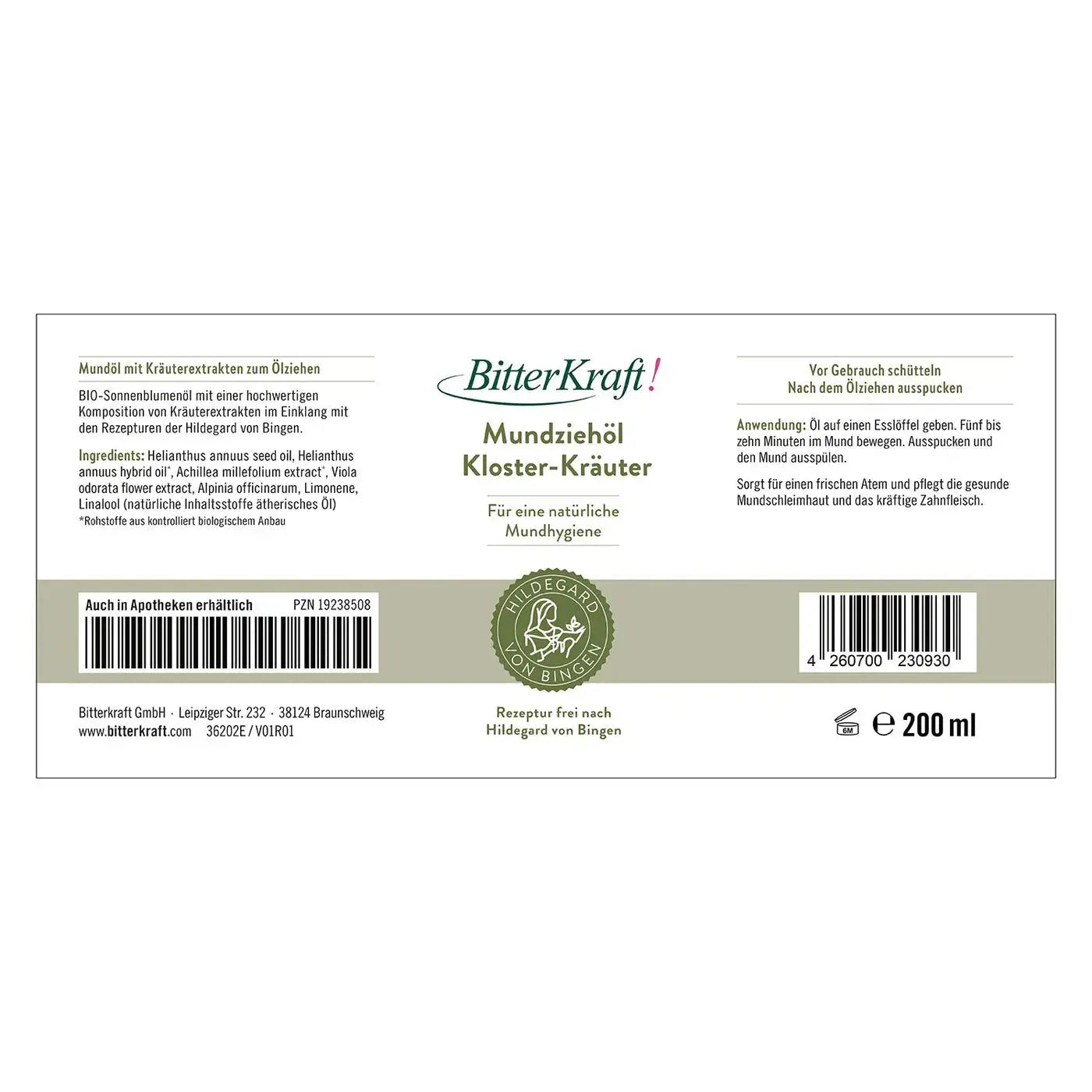 Monastery Herbs Mouthwash 200 ml