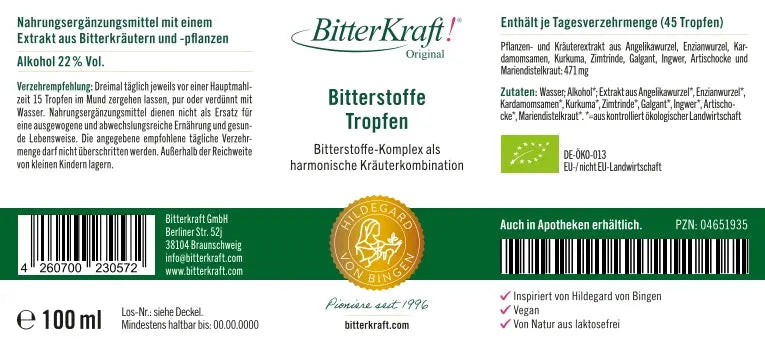 BitterKraft! Original Tropfen (BIO) 100ml