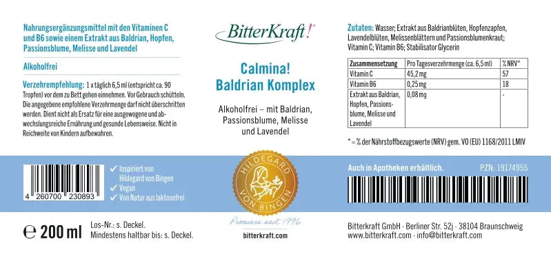 Calmina! Valerian Complex 200 ml