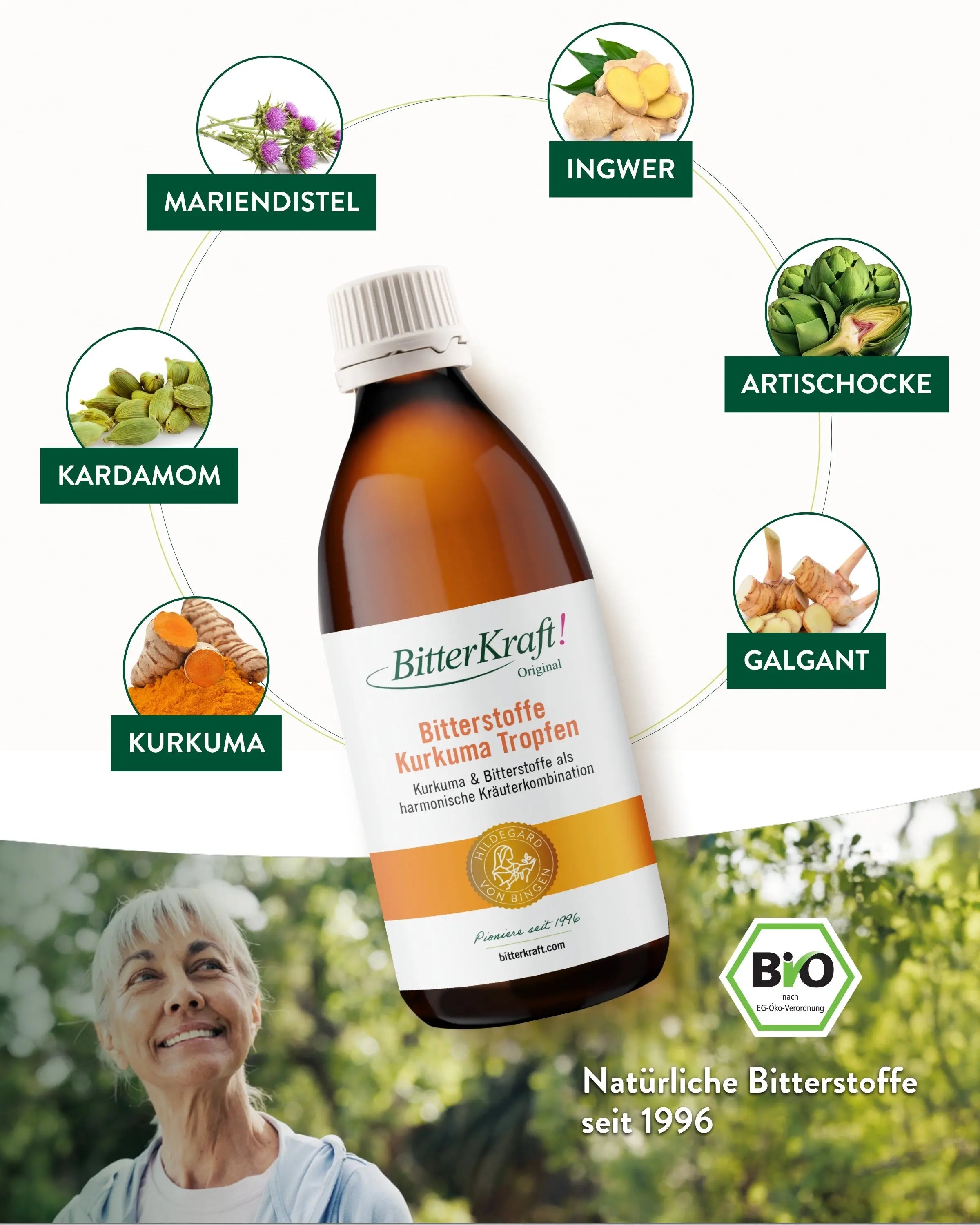 BitterKraft! Original Turmeric Drops (Organic) 200 ml