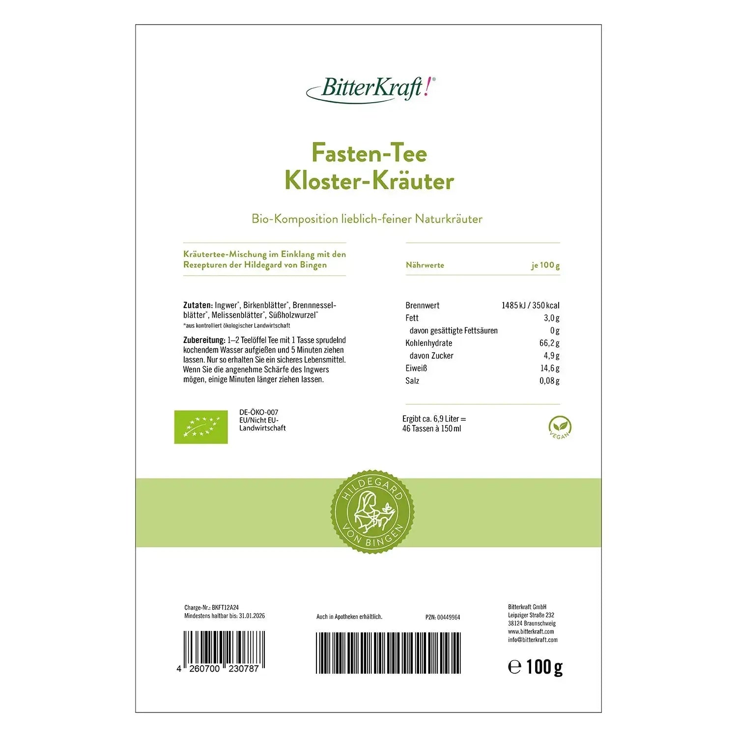 Abnehm-Fasten-Paket Bitterkraft GmbH - Bitterkraft