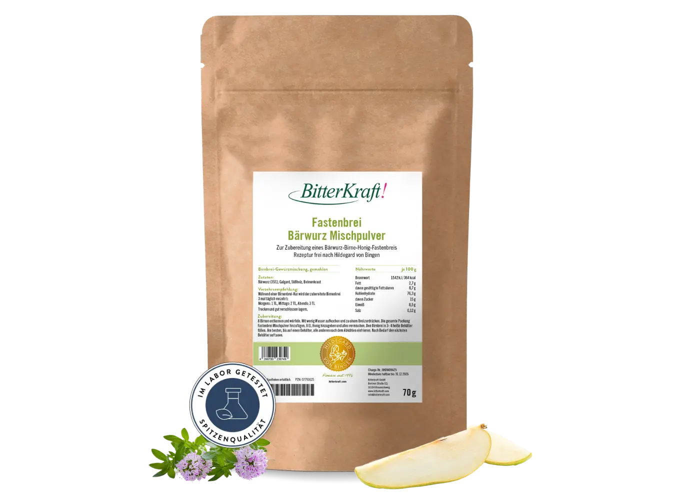 Bärwurz Pear Honey Mix Powder