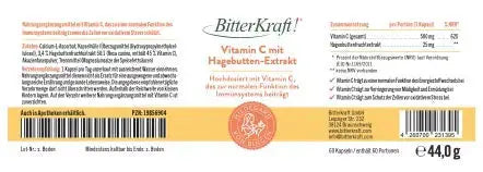 Bitterkraft! Vitamin C mit Hagebutten-Extrakt Bitterkraft GmbH - Bitterkraft