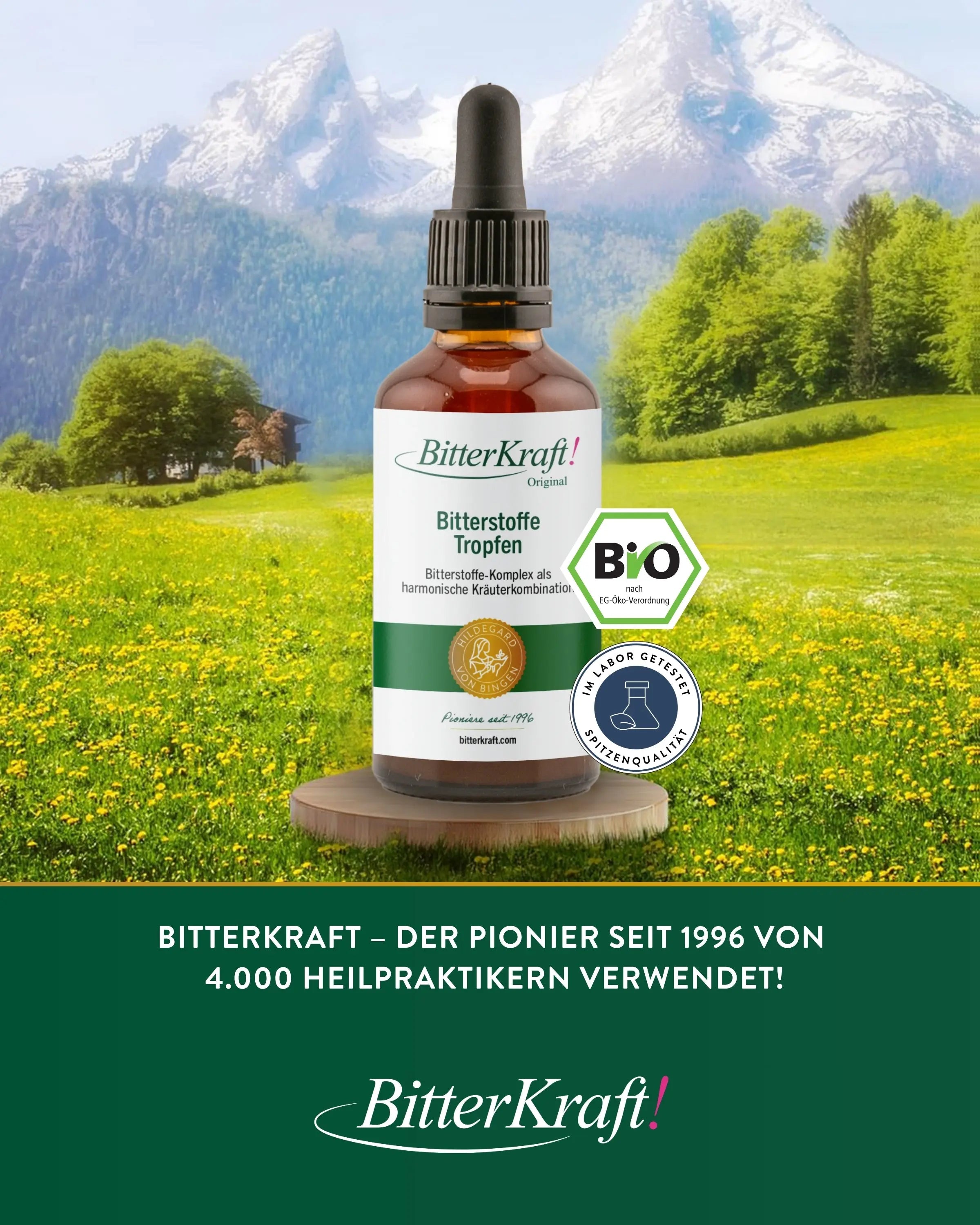 BitterKraft! Original Drops (Organic) 50 ml with pipette
