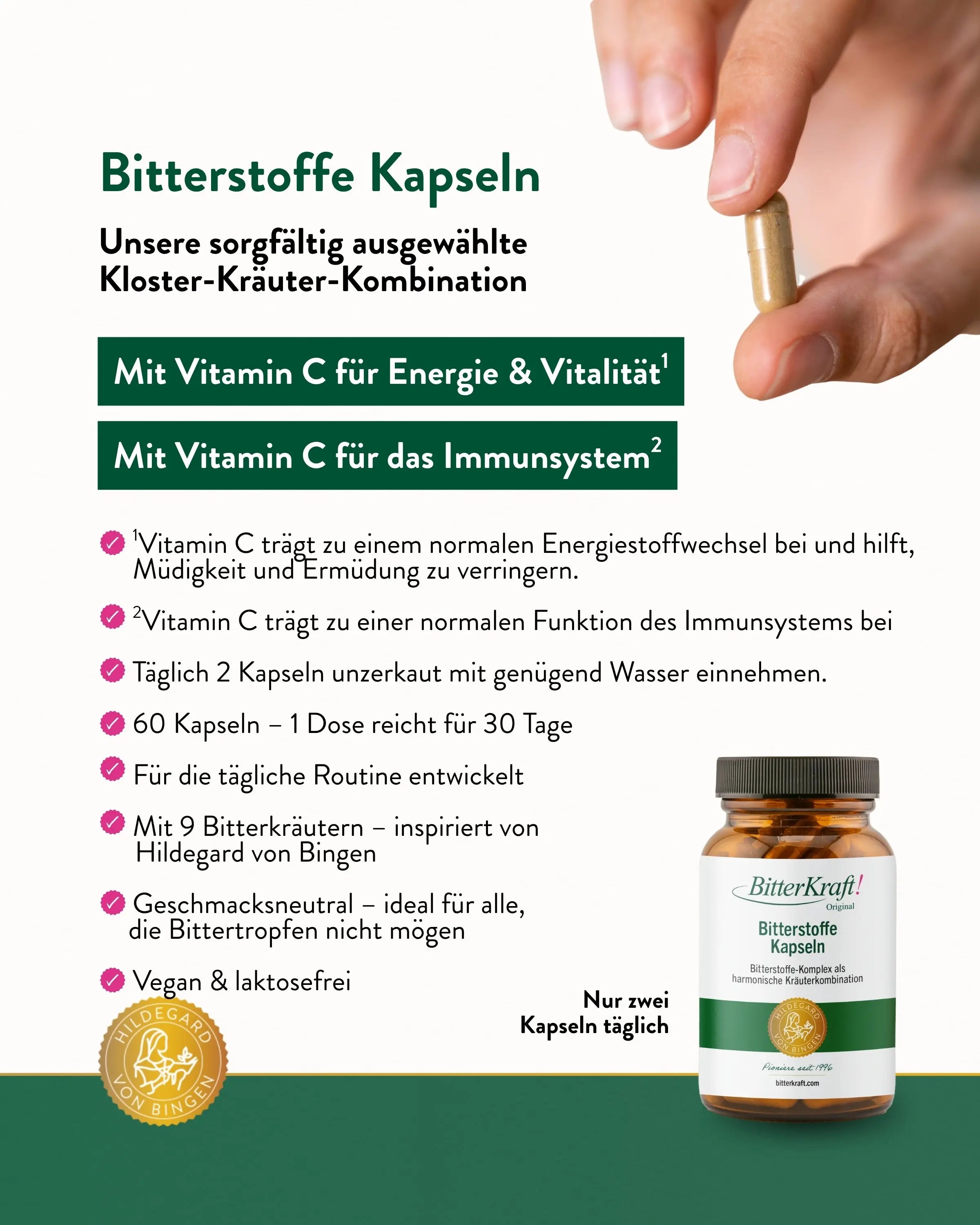 BitterKraft! Bitter Substance Capsules (60 capsules)