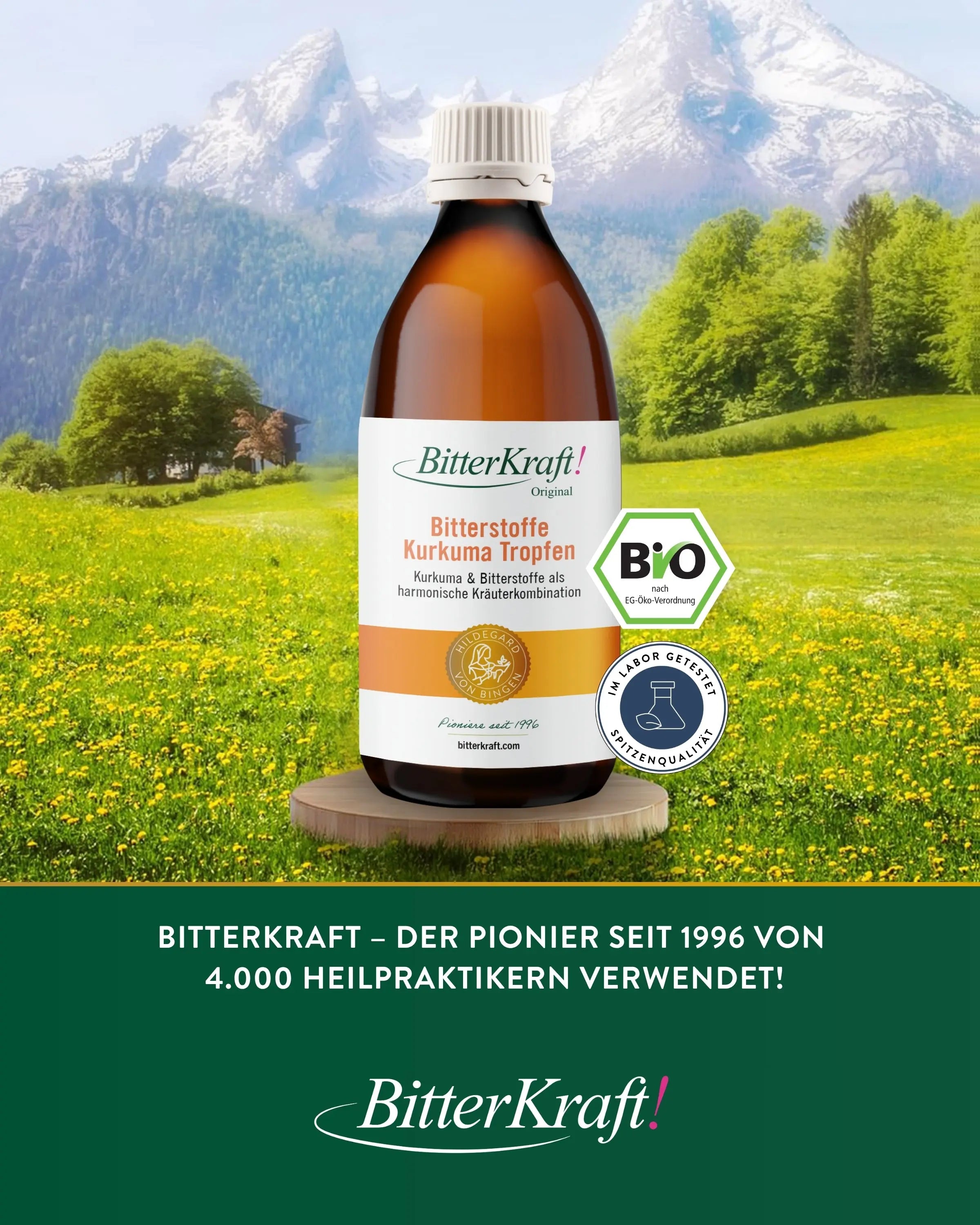 BitterKraft! Original Turmeric Drops (Organic) 200 ml