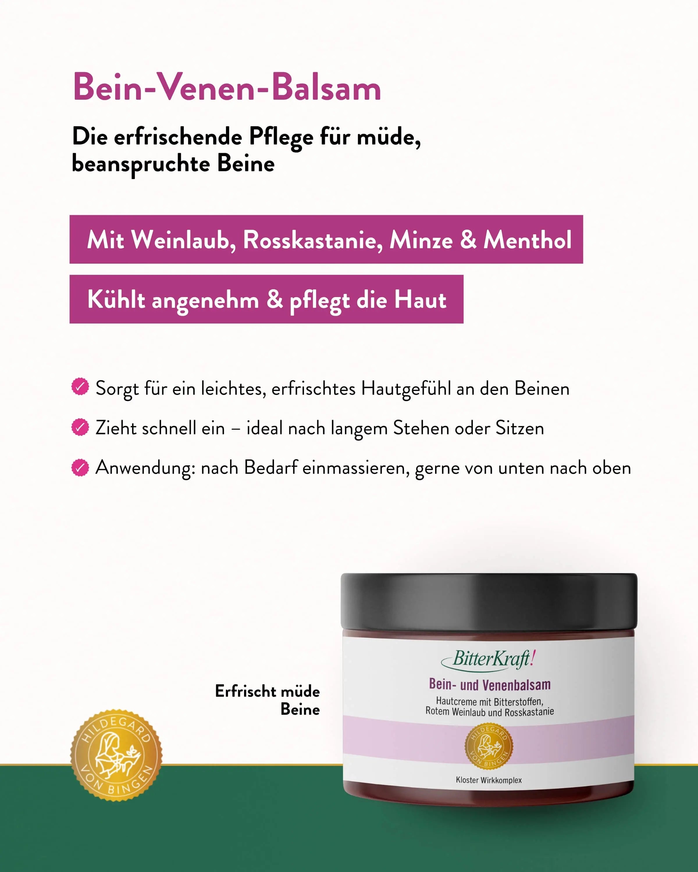 Hildegard von Bingen Leg and Vein Balm
