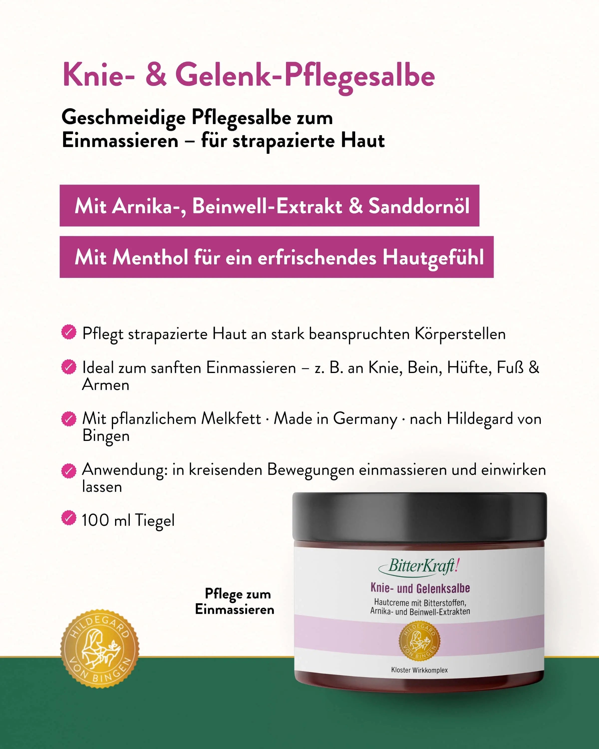Hildegard von Bingen Knee and Joint Ointment