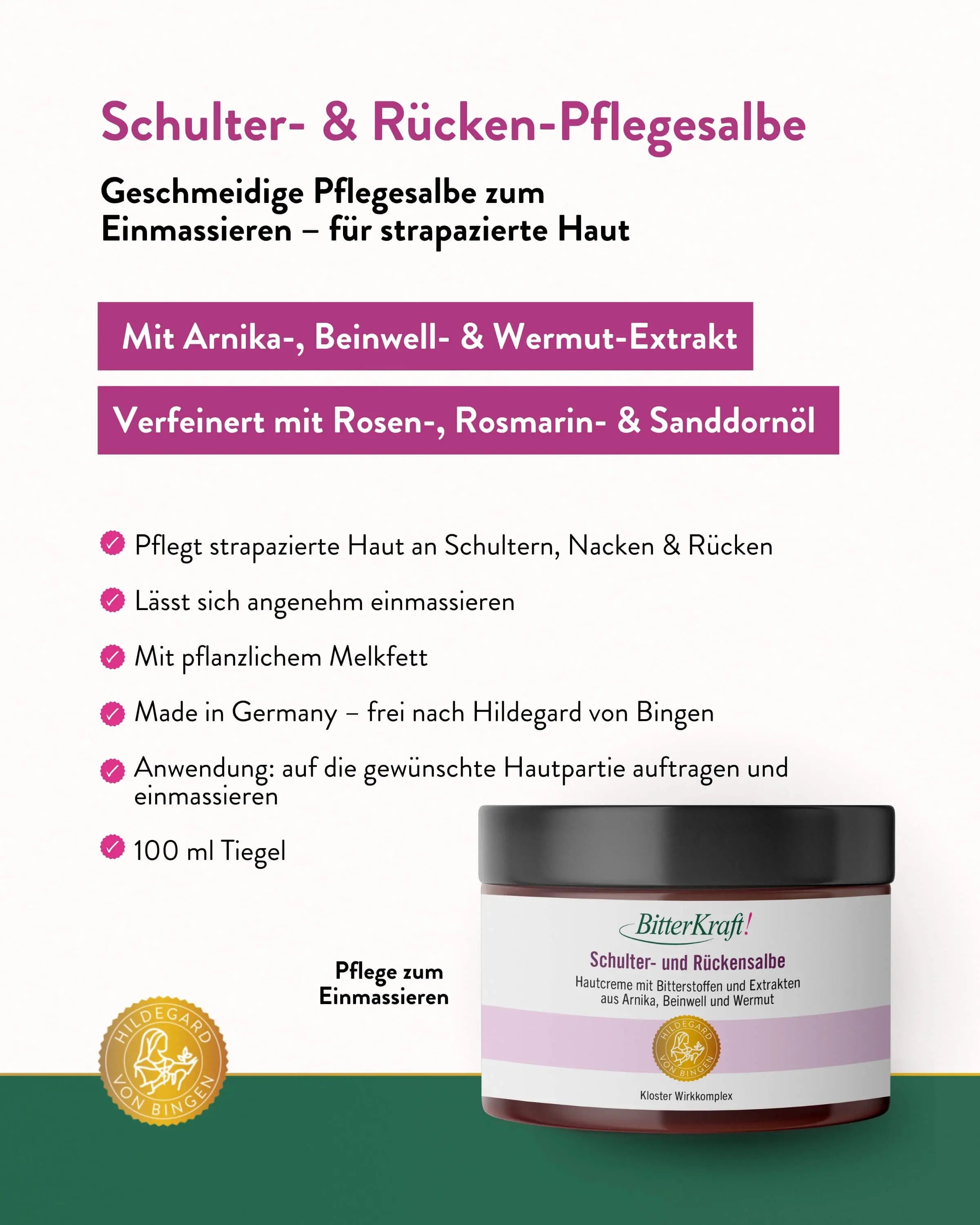 Hildegard von Bingen Shoulder and Back Ointment